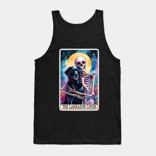 "The Labrador Lover" Funny Tarot Card Tank Top